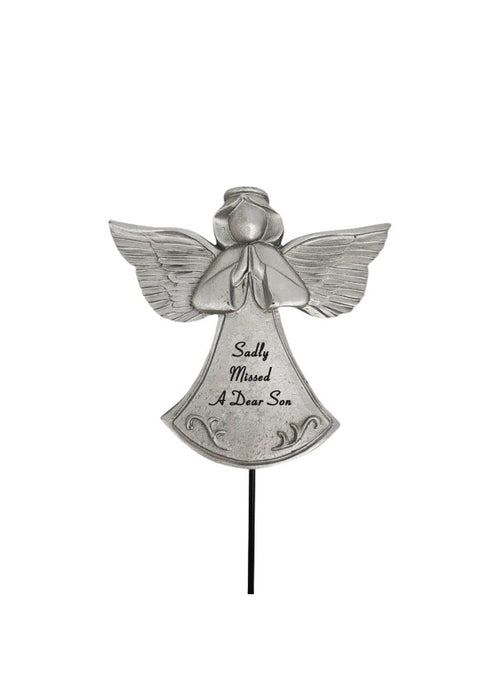 Silver Guardian Angel Stick - Son