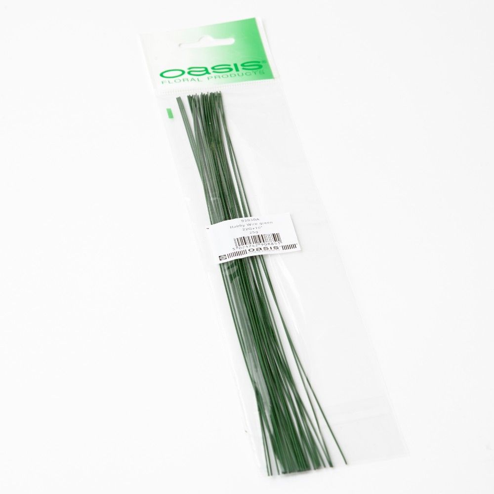 25g Pre-Packed Stub Wire - 25cm x 0.71mm — Artificial Floral Supplies