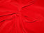 1 Metre Red 100% Cotton Velvet Fabric, 44" Width CODE R714