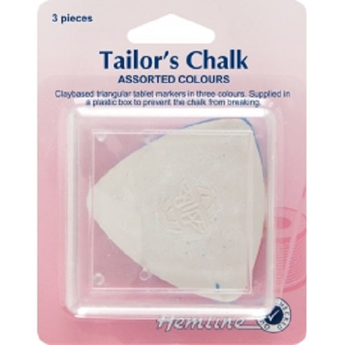 Tailors Chalk Triangle x 3 - Assorted Colours