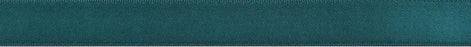 3mm x 50m Double Faced Satin Ribbon Roll - Teal