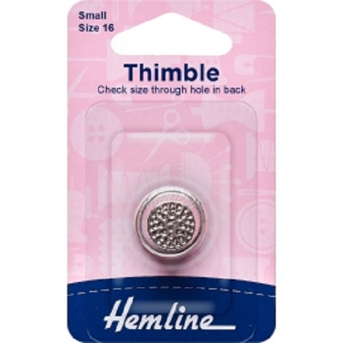 Thimble: Metal - Size 16 - Small