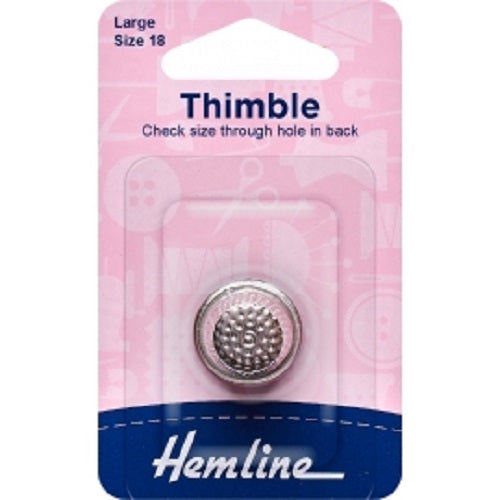 Thimble: Metal - Size 18 - Large
