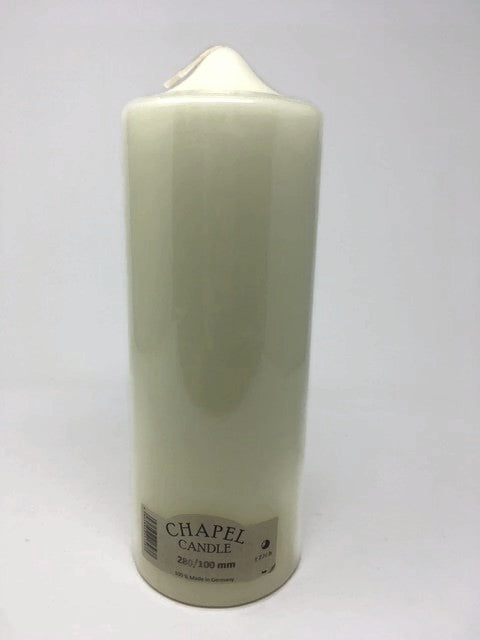 Ivory Chapel Candle - 280/100