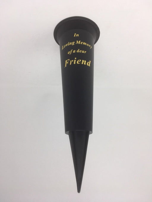 Grave Vase Spike In Loving Memory - Friend