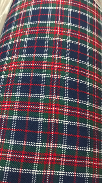 1m Blue Watch Tartan Fabric x 150cm / 60"