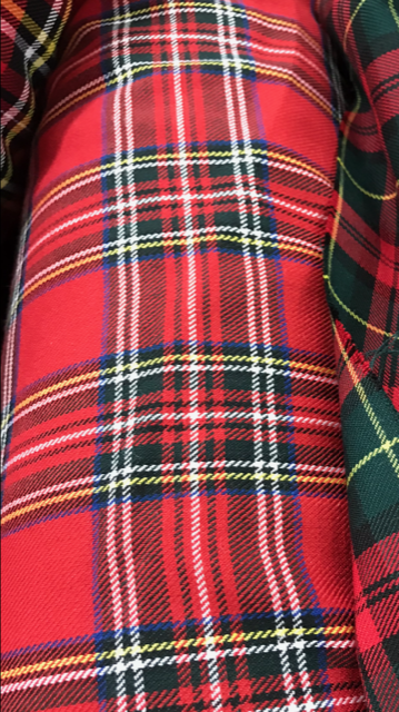1 metre Tartan Fabric x 150cm / 60" - Medium Royal Stewart Stock location b2