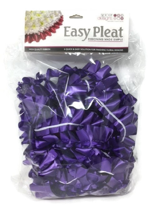 10m Easy Pleat Ribbon - Violet