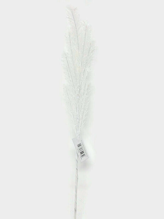 Sparkling Tinsel Pick x 55cm - White