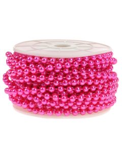 Pearls on Reel 10M (5mm) Fuchsia - Pearl Garland