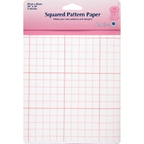 Squared Pattern Grid Paper - 86 x 61cm x 3 Sheets