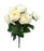 7 Head White Rose Bush x 30cm