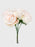 6 Wired Stem Rose Bundle x 26cm - Light Pink