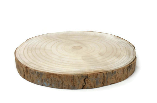 Natural Wood Slice - 37 x 3cm