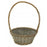 Grey Washed Basket with Handle x 25cm