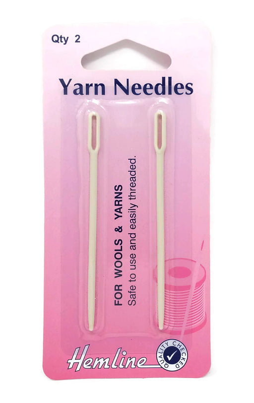 Hand Sewing Plastic Yarn Needles 2pcs