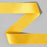 25mm x 20m Double Faced Bright Yellow Satin Ribbon