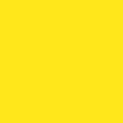 Plain Polycotton x 110cm - Bright Yellow