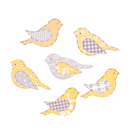 Craft Embellishment - Assorted Birds - Pack of 6