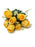 7 Stem Solid Centre Rose Bud Bundle x 32cm - Yellow