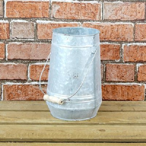 Zinc  Water Churn - 10.5 x 10cm - Plastic Lined